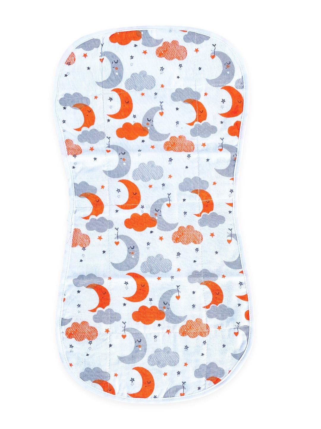 Fruity Lime-Moon 100% Cotton Muslin Burp Cloth Combo For Babies
