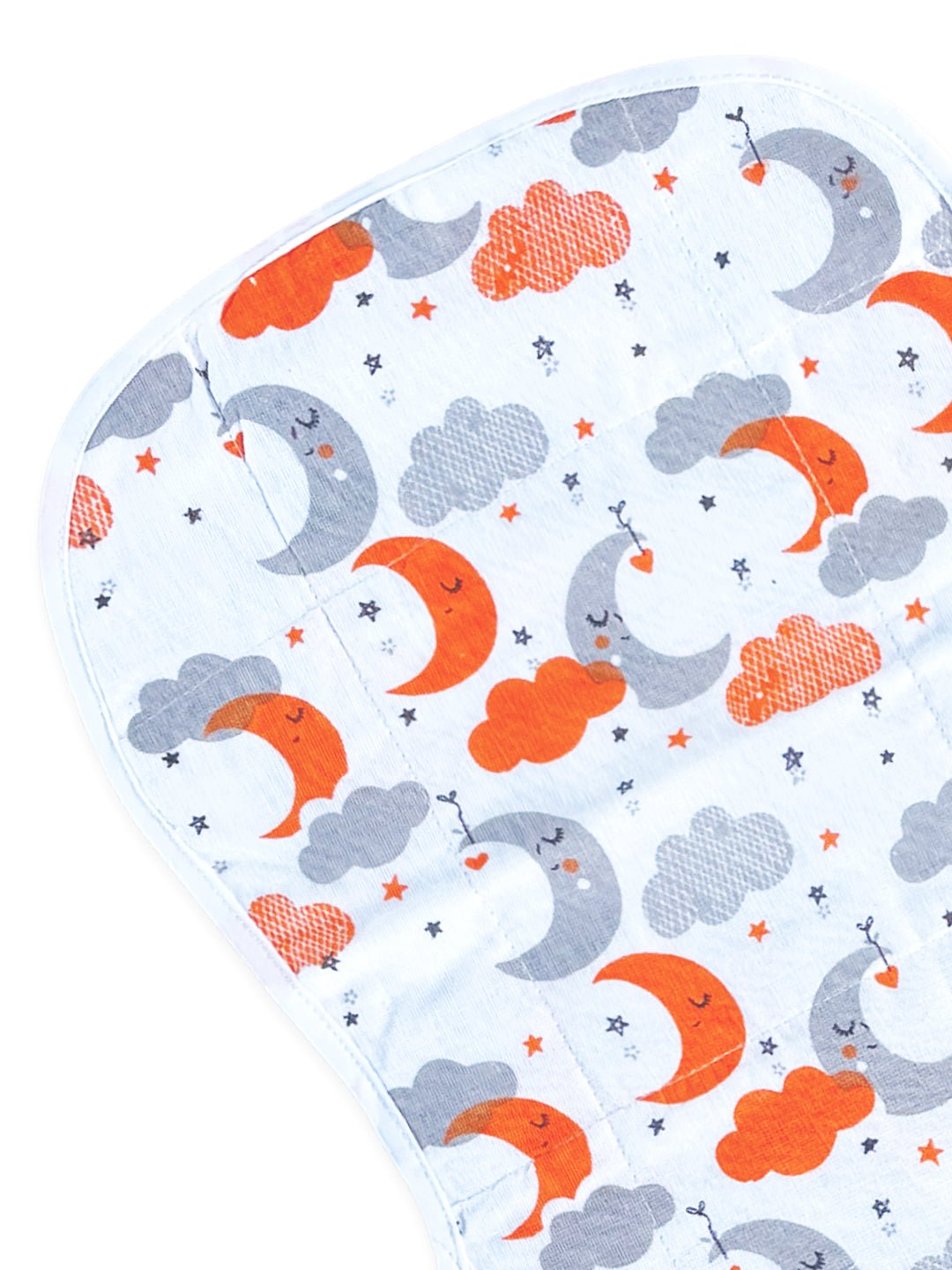 Fruity Lime-Moon 100% Cotton Muslin Burp Cloth Combo For Babies