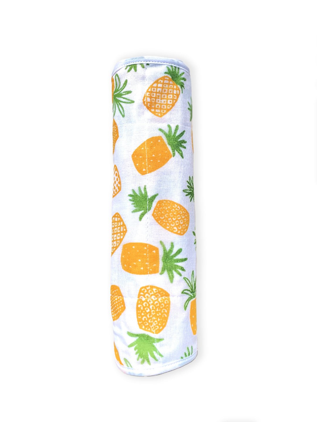 Fruity Pineapple And Lime Muslin Burp Cloth Combo Of 2