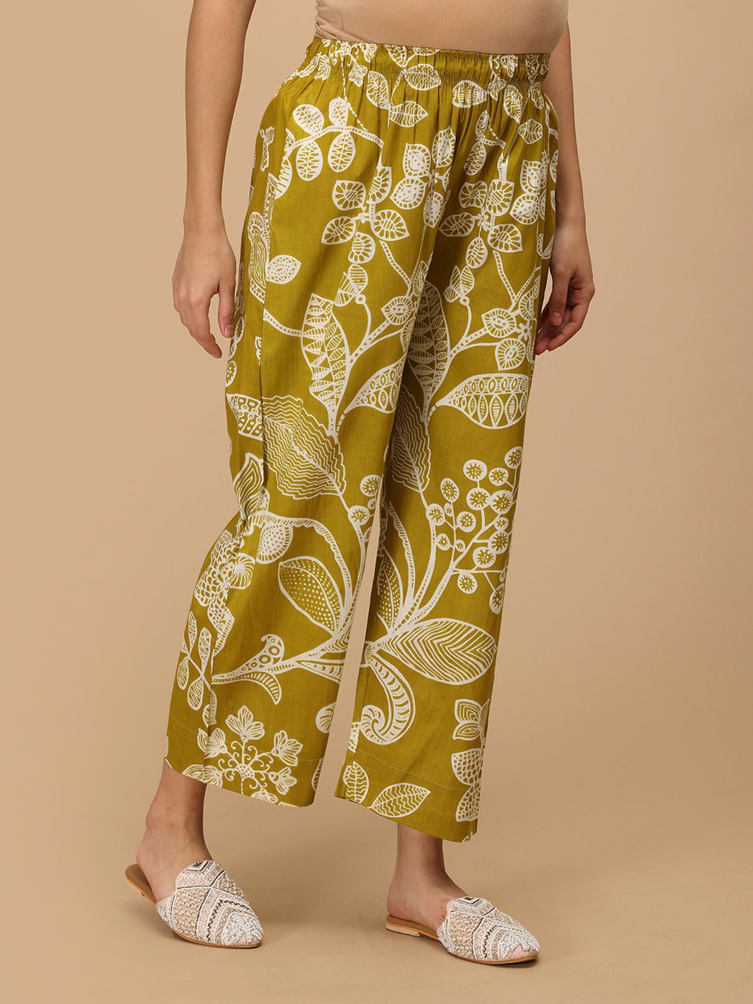  Mustard-ly Magical Nursing and Maternity Anarkali Kurta Set Mustard