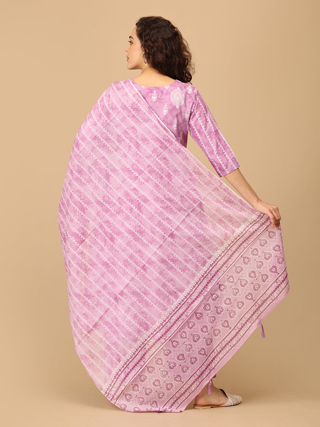  Nargis Noor Maternity and Nursing Kurta Set Lavender