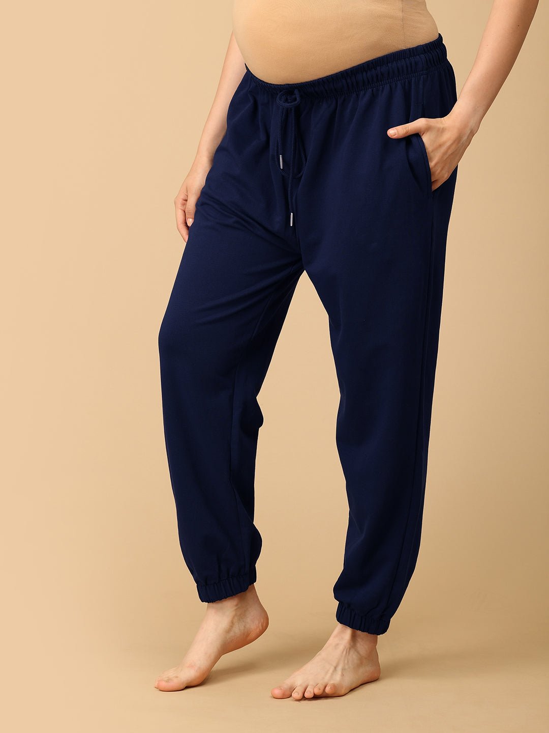  Navy Blue Maternity Joggers Navy Blue