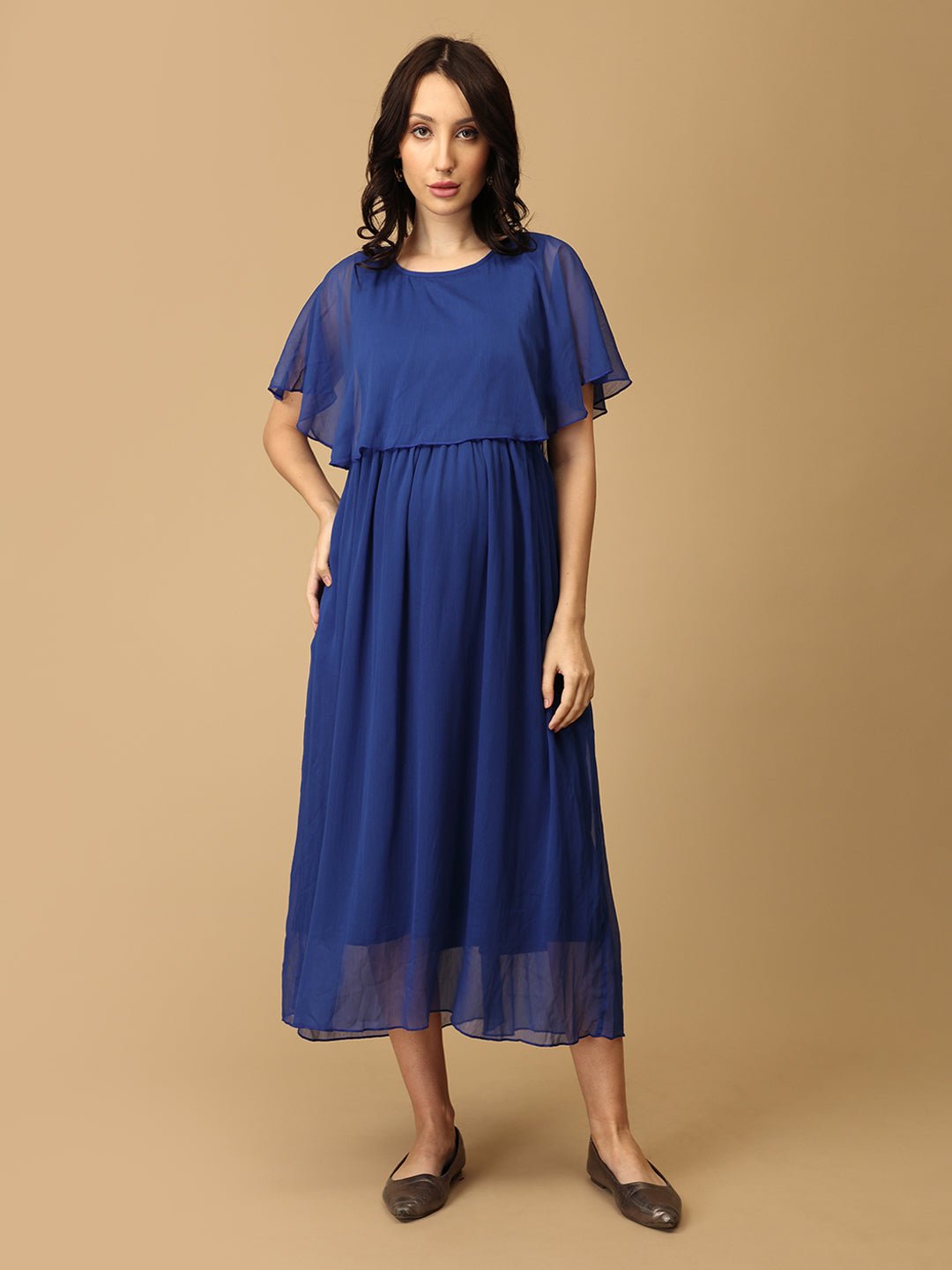  Nebula Grace Maternity and Nursing Dress Blue