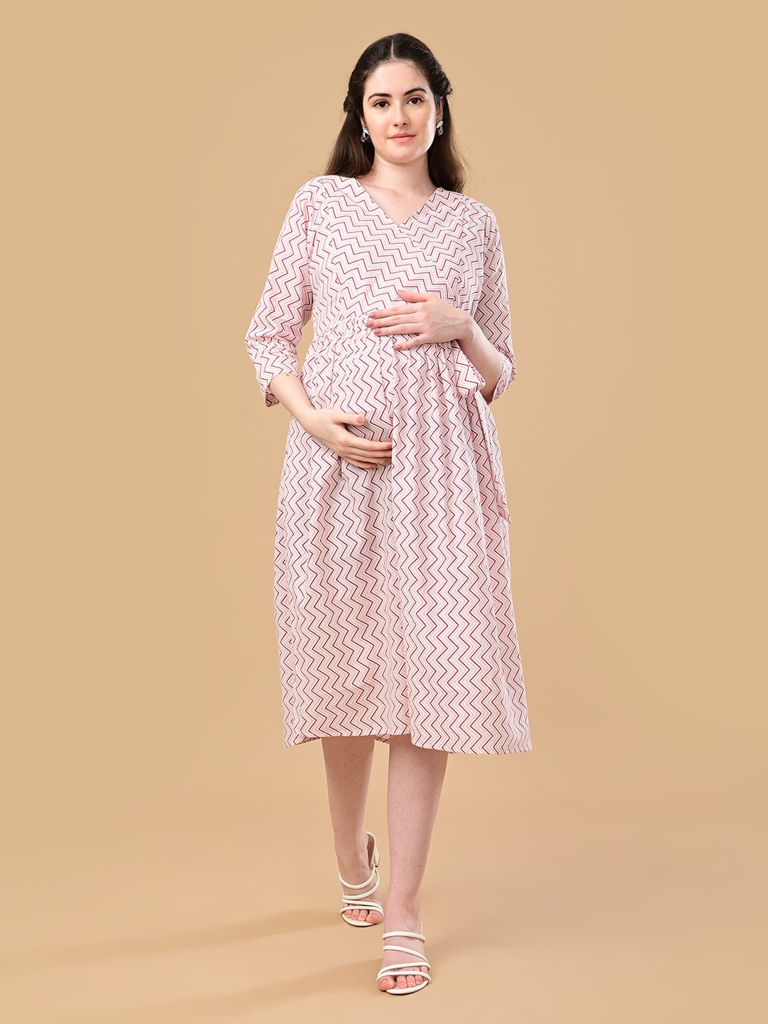  Nebula Maternity and Nursing Dress Multi