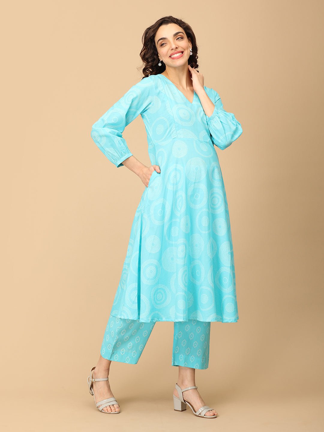  Neelam Niti Maternity and Nursing Kurta Set Multi