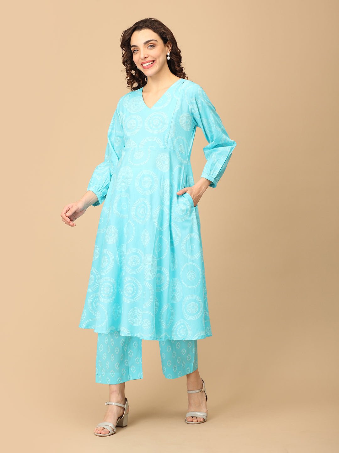  Neelam Niti Maternity and Nursing Kurta Set Multi