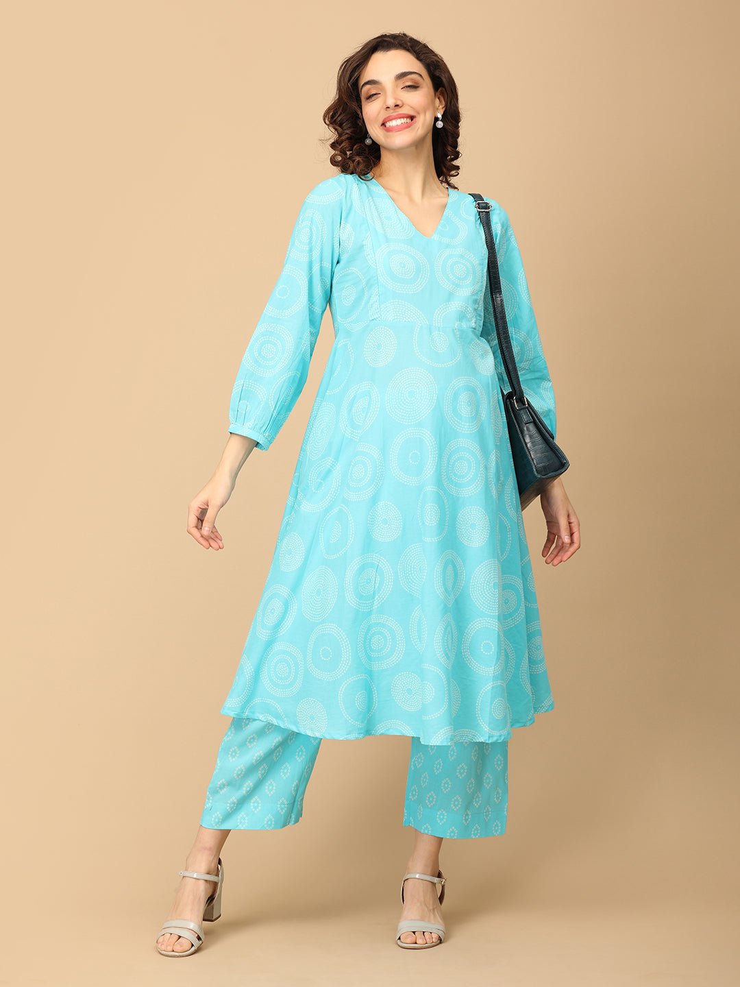  Neelam Niti Maternity and Nursing Kurta Set Multi