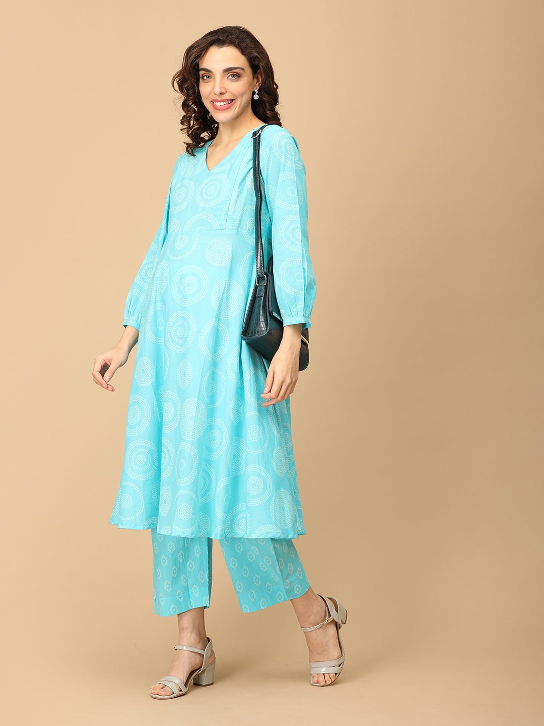  Neelam Niti Maternity and Nursing Kurta Set Multi