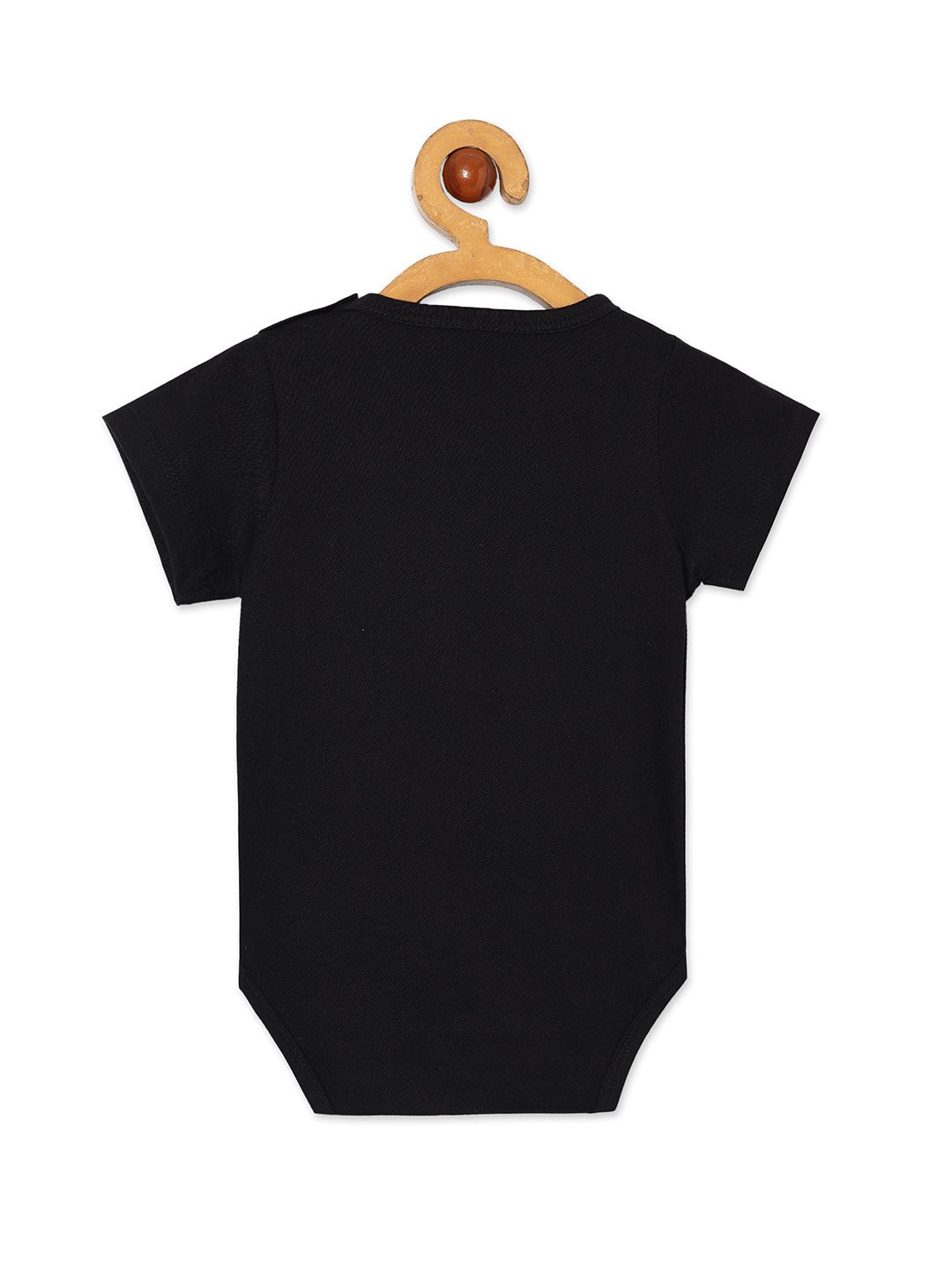  New to the Crew Black Baby Onesie
