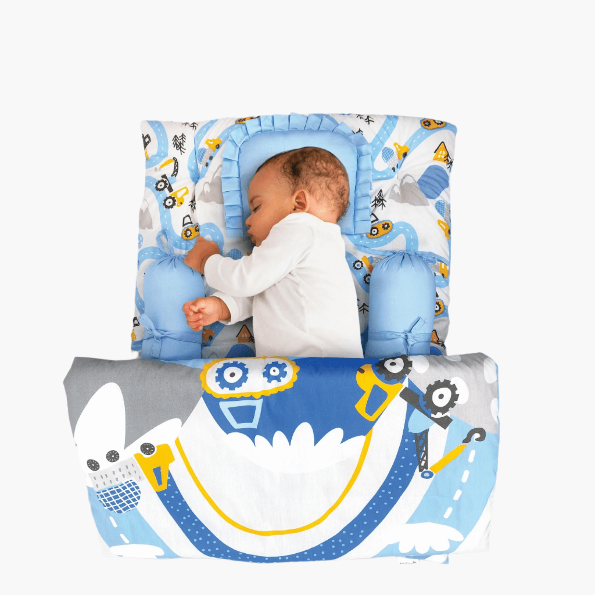 Transport 5 Piece Cotton Baby Bedding Gadda Set For Kids