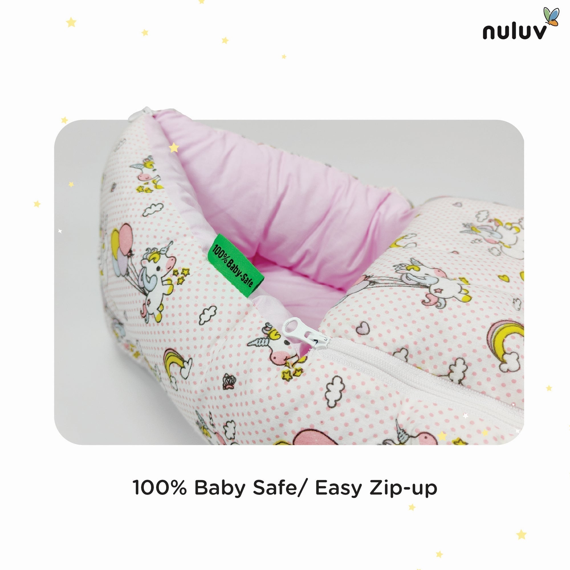 Unicorn Printed Cotton Carry Nest Carrier For Babies