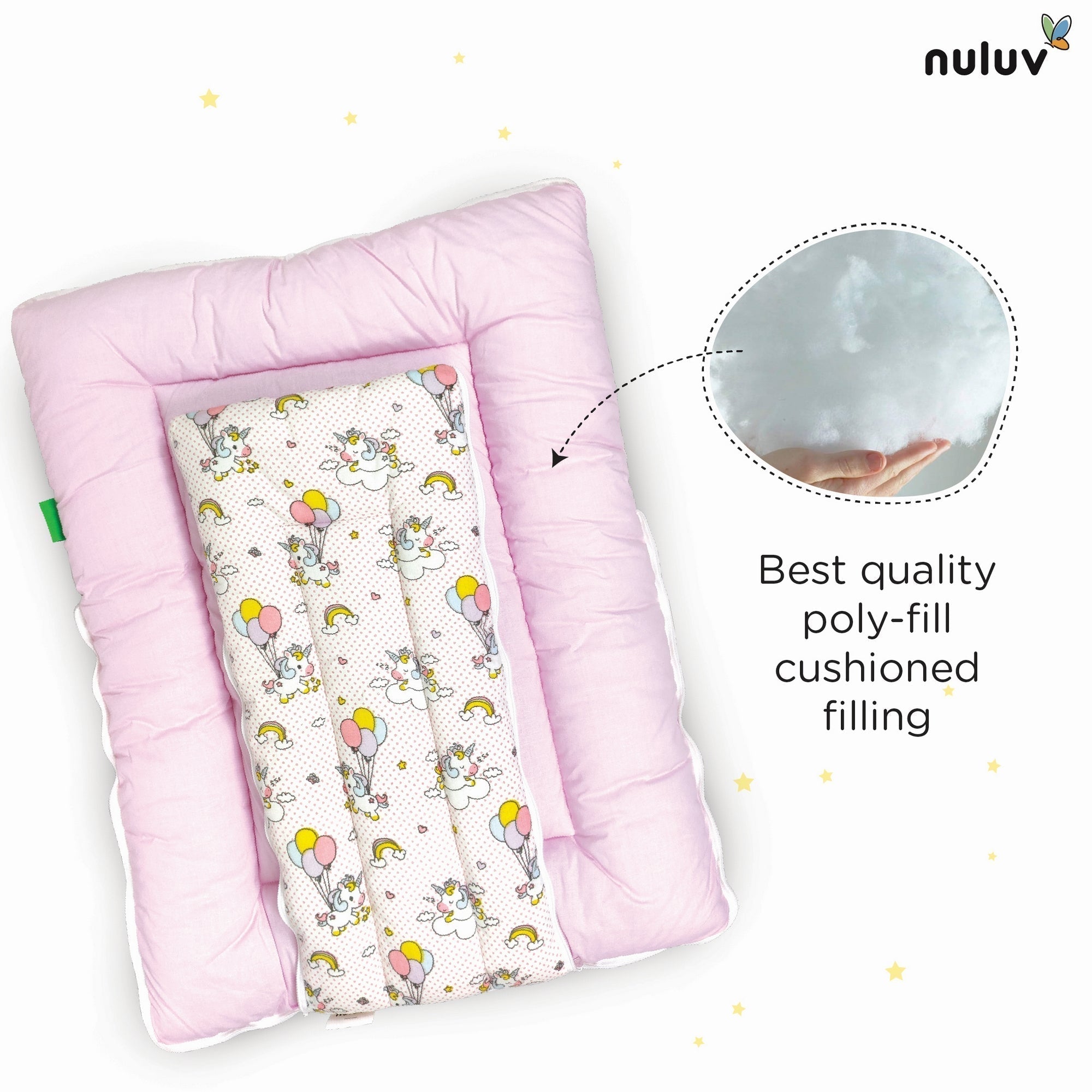 Unicorn Printed Cotton Carry Nest Carrier For Babies
