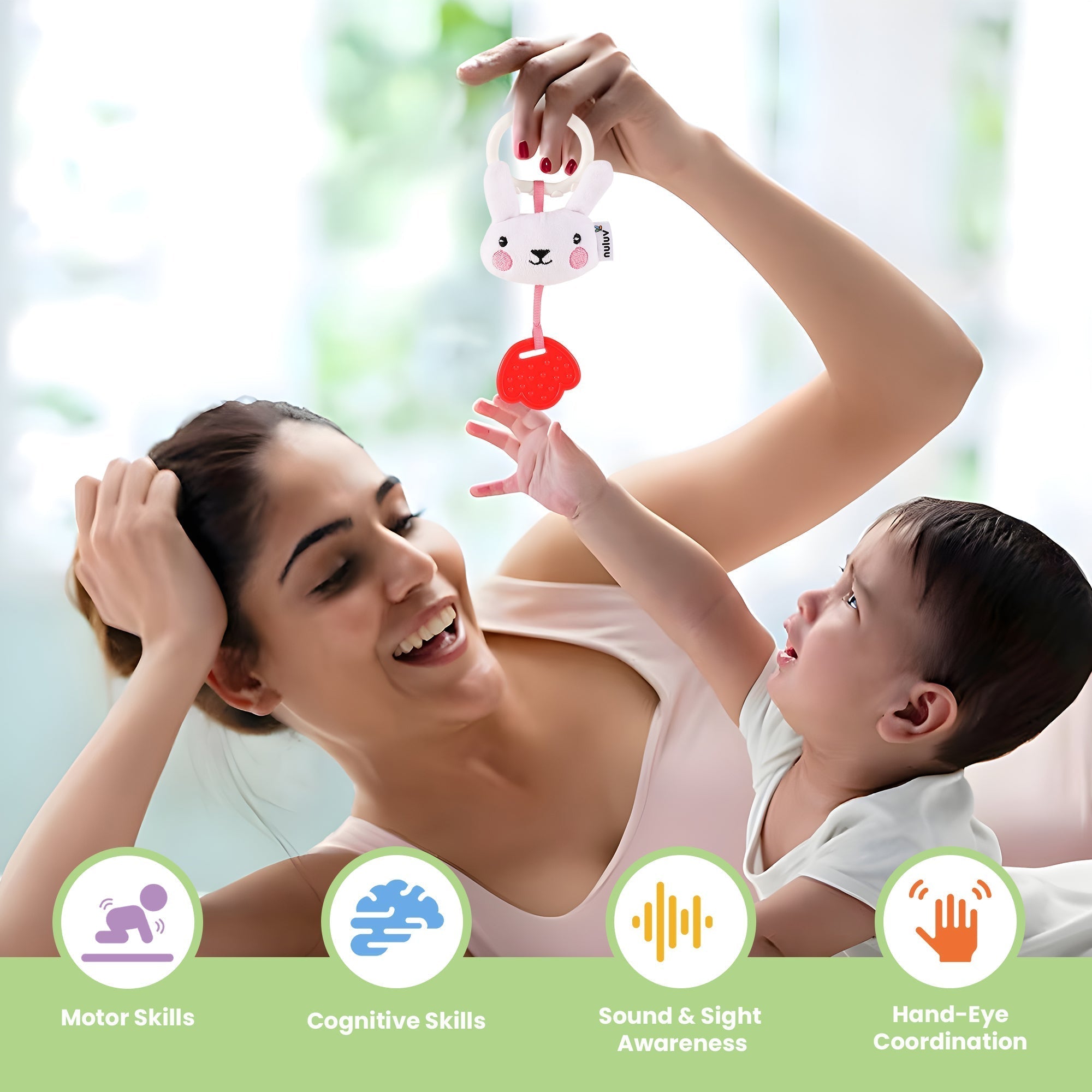 Soft Toys Bunny Silicone Teether For Babies