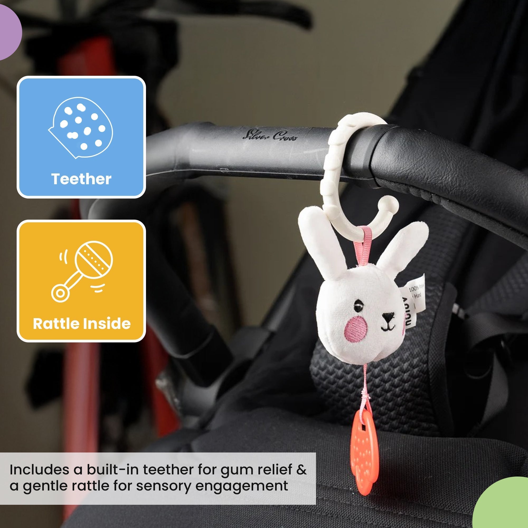 Soft Toys Bunny Silicone Teether For Babies