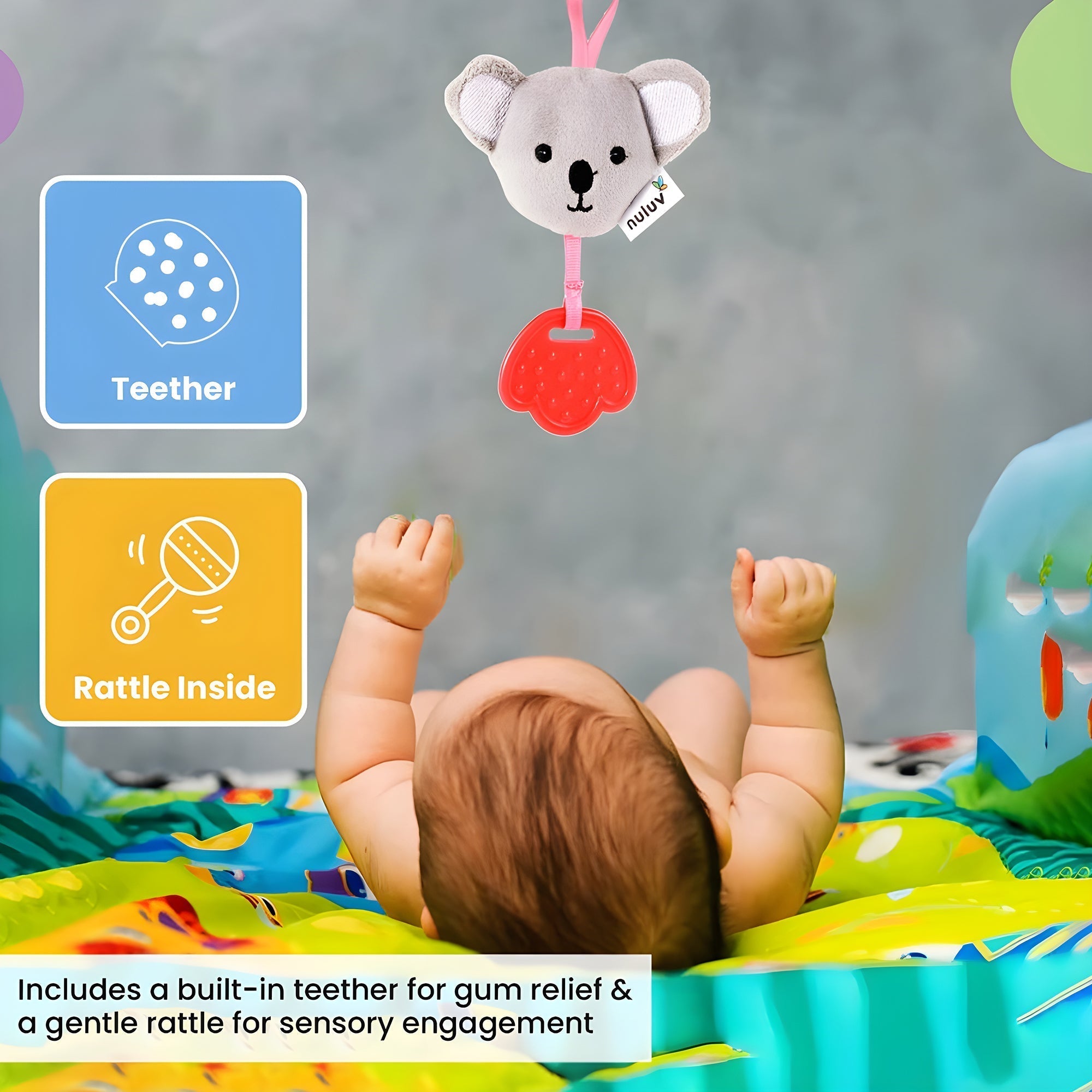 Nuluv Soft Toys Koala Teether For Babies