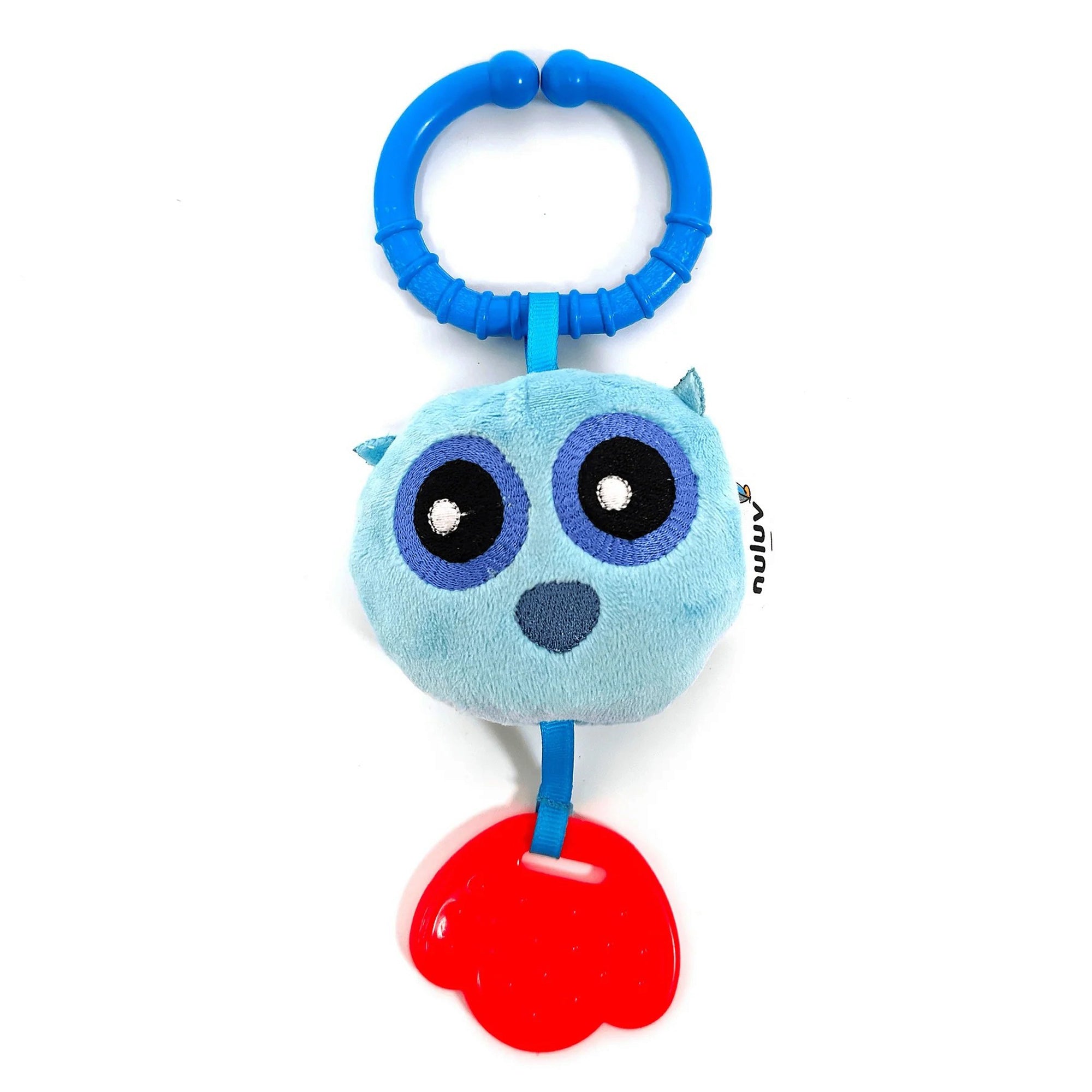 Nuluv Owl Soft Toy Teether Rattle For Babies