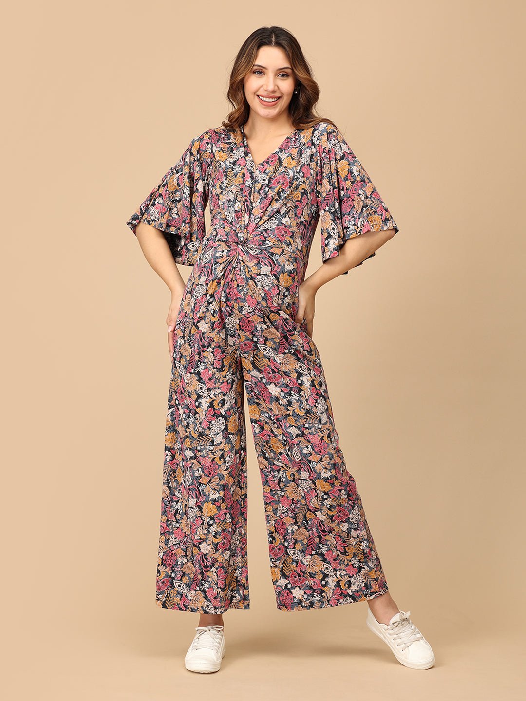  One-Piece Wonder Maternity and Nursing Jumpsuit Multi