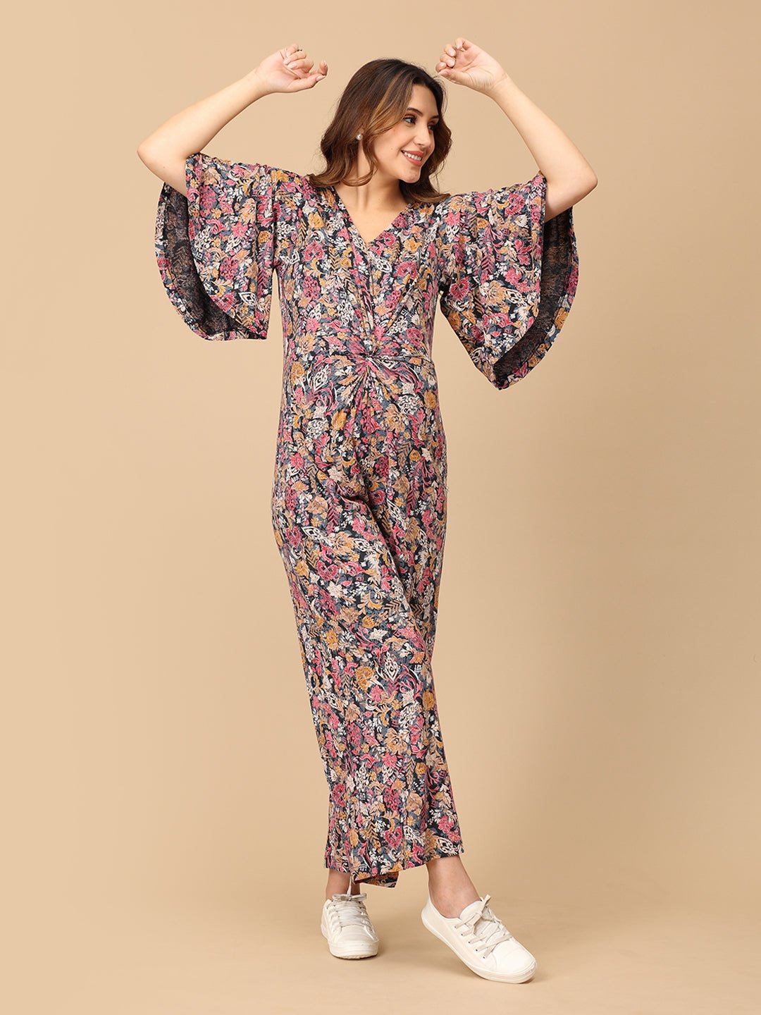  One-Piece Wonder Maternity and Nursing Jumpsuit Multi