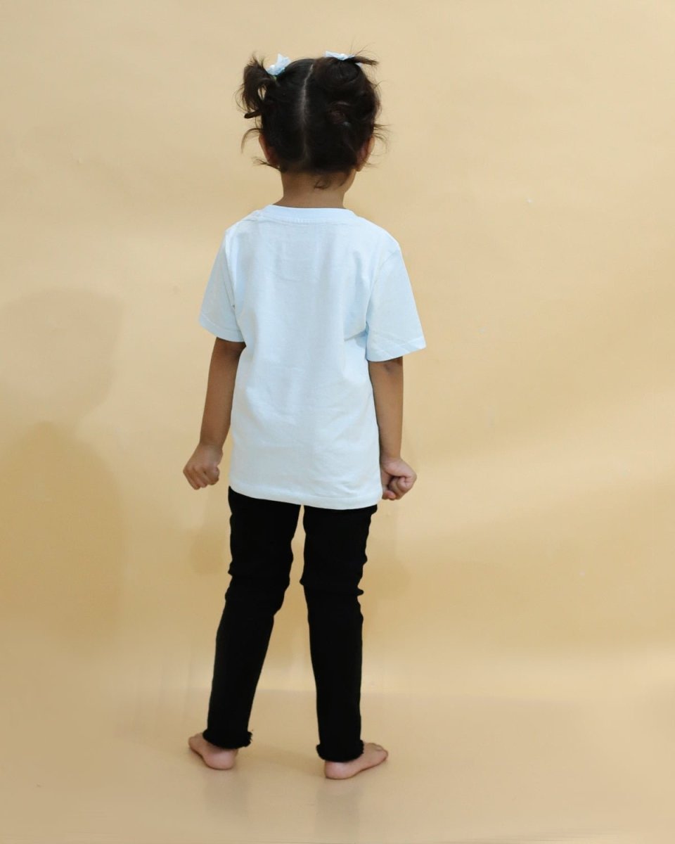 Original White Cotton Matching Family T-Shirt Twinning Combo Of 3