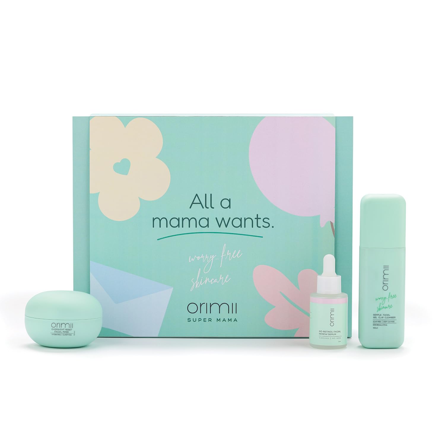 Orimii All A Mama Wants Gift Box Pregnancy Skin Care Set 3-Pack