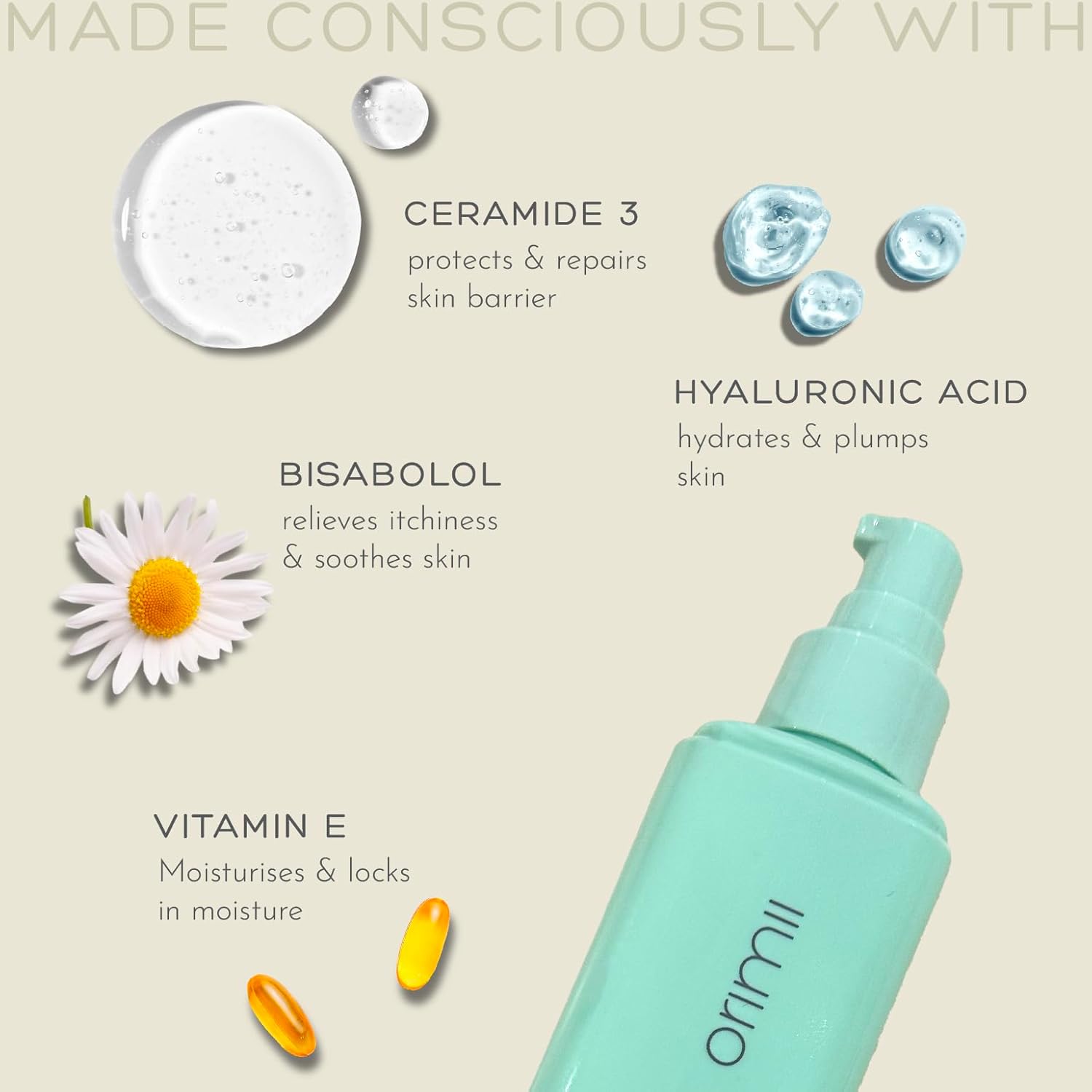 Orimii Body Lotion Moisturizes Dry Skin Pregnancy Safe Skincare 100g