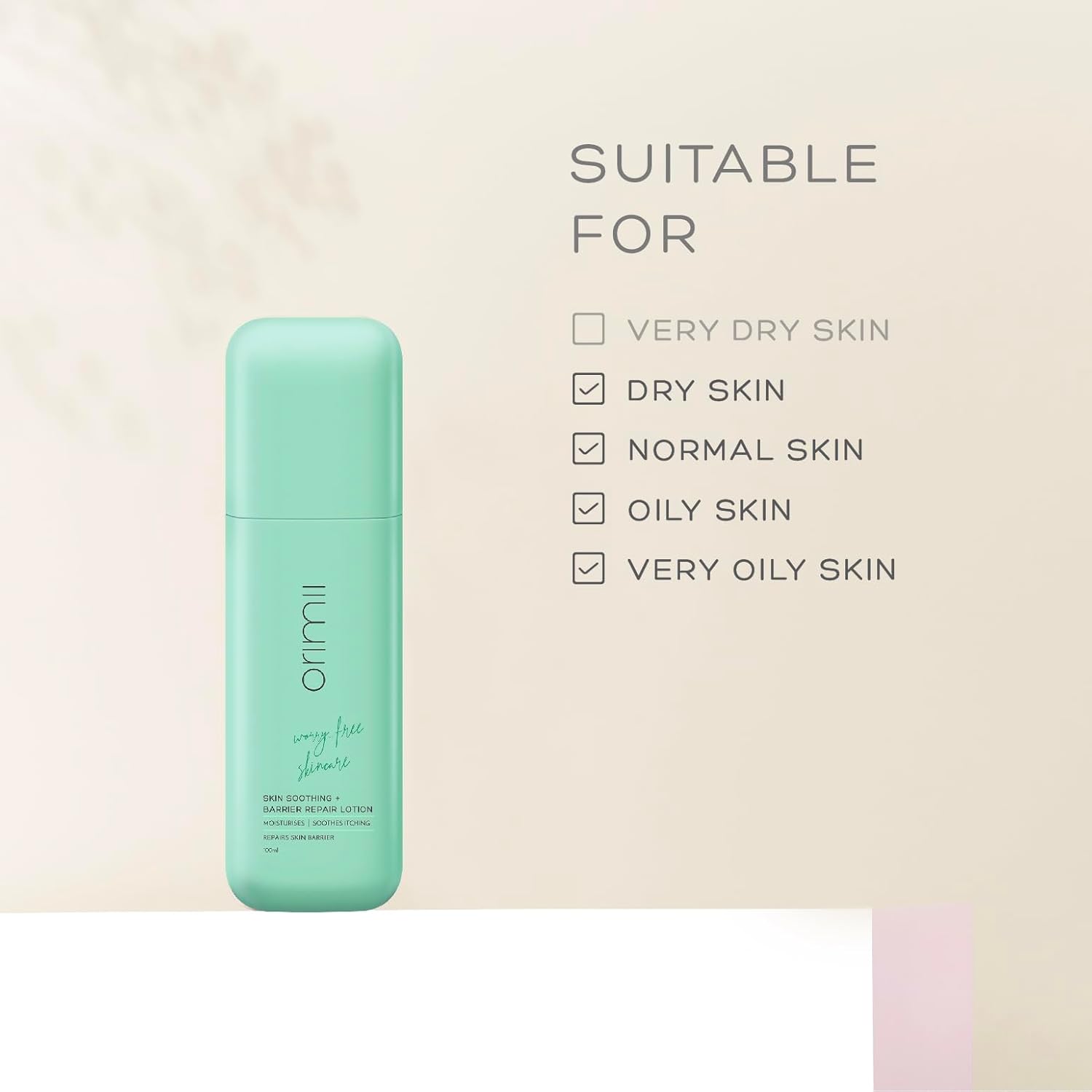 Orimii Body Lotion Moisturizes Dry Skin Pregnancy Safe Skincare 100g