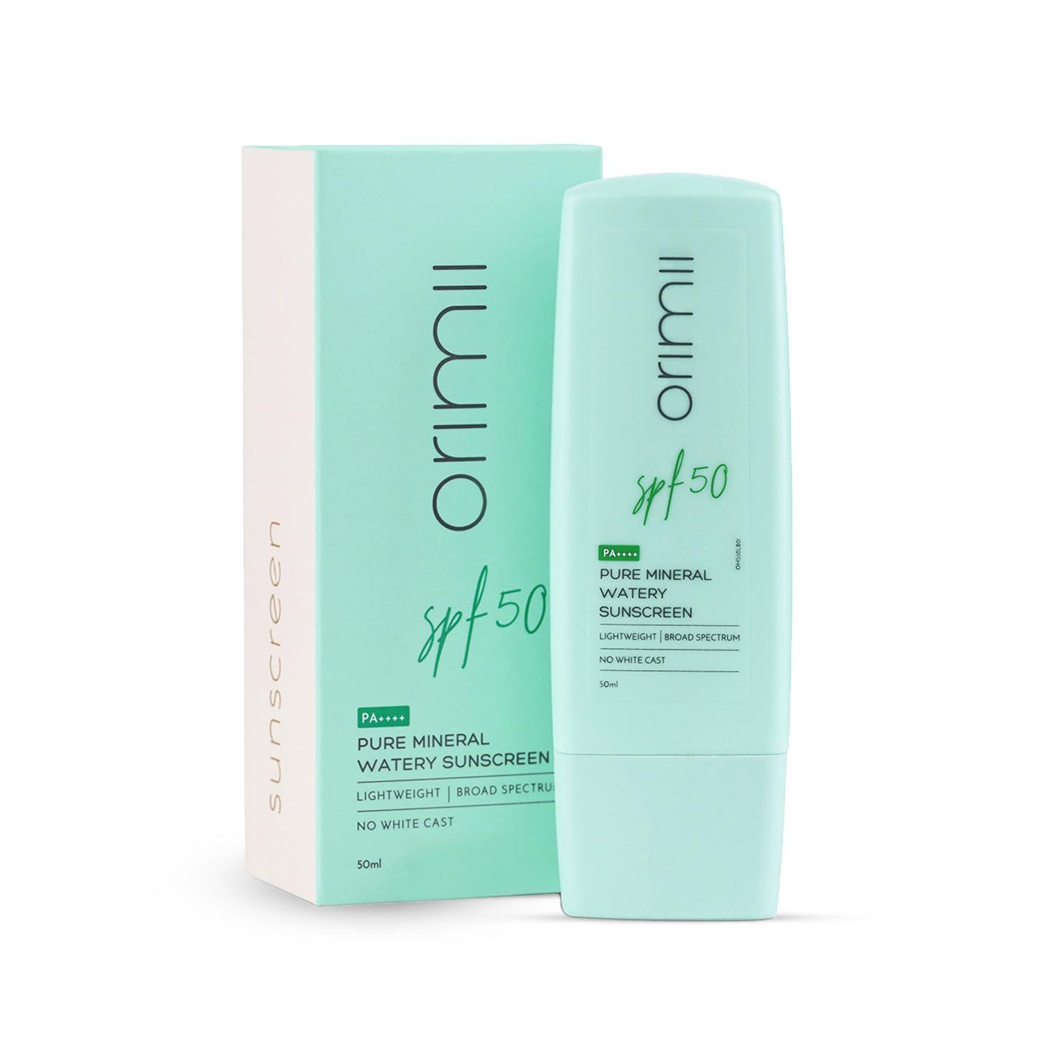 Orimii Mineral Sunscreen SPF 50 Pregnancy Safe Physical Filter 50ml