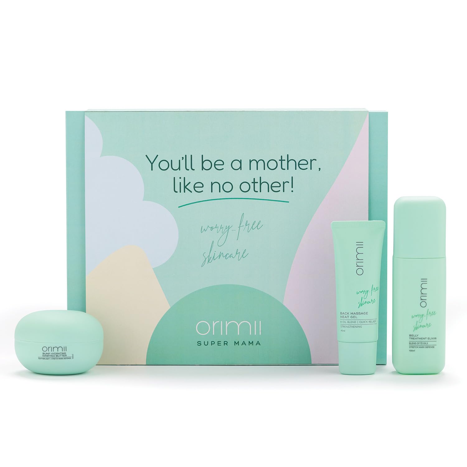 Orimii Pregnancy Safe Skincare Gift Box Nourishing Essentials Mother's Day Set