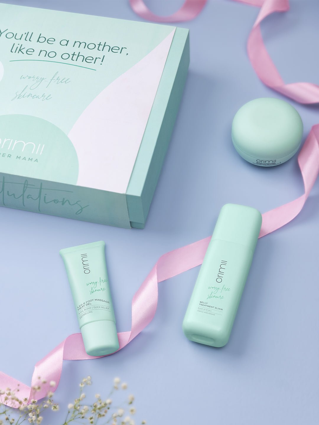 Orimii Pregnancy Safe Skincare Gift Box Nourishing Essentials Mother's Day Set