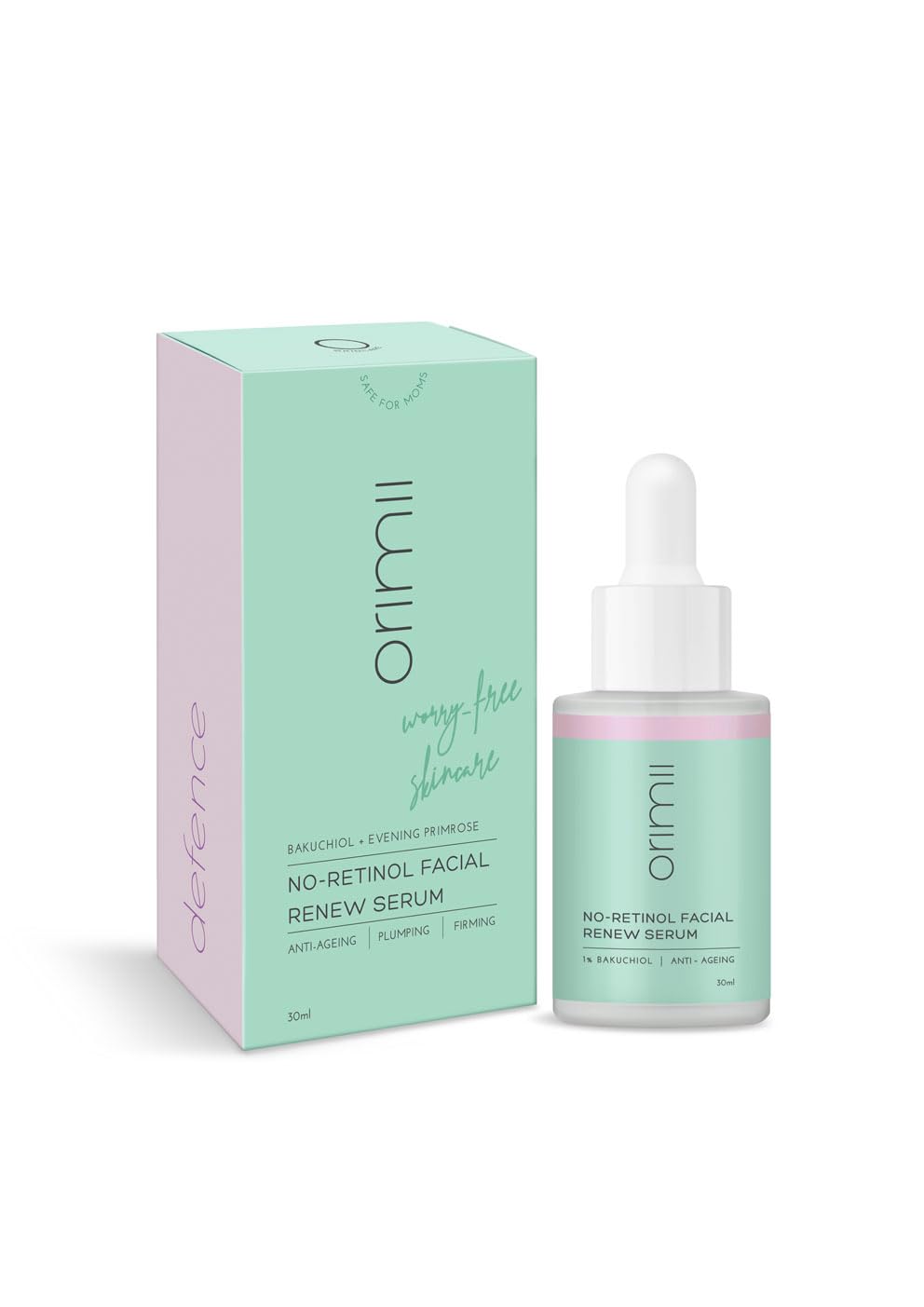 Orimii No Retinol Anti Ageing 1% Bakuchiol Face Serum Pregnancy Safe 30ml