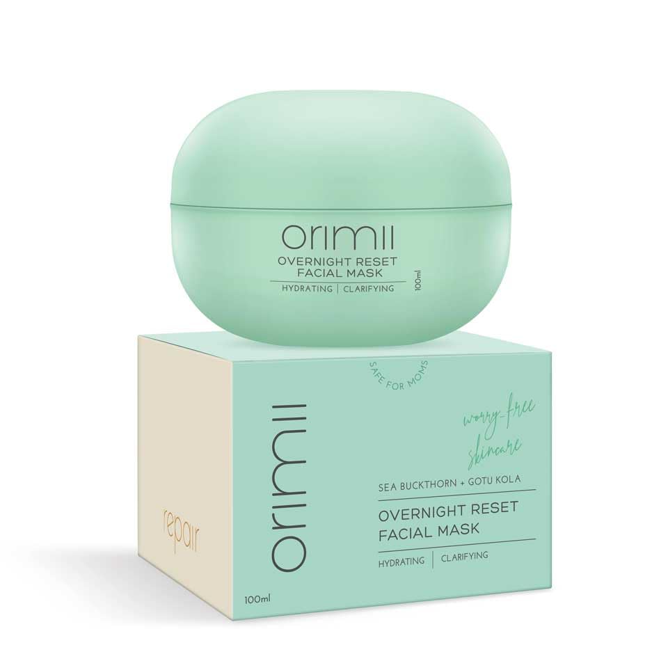 Orimii Sleeping Face Mask Overnight Skin Repair Pregnancy Safe 100ml