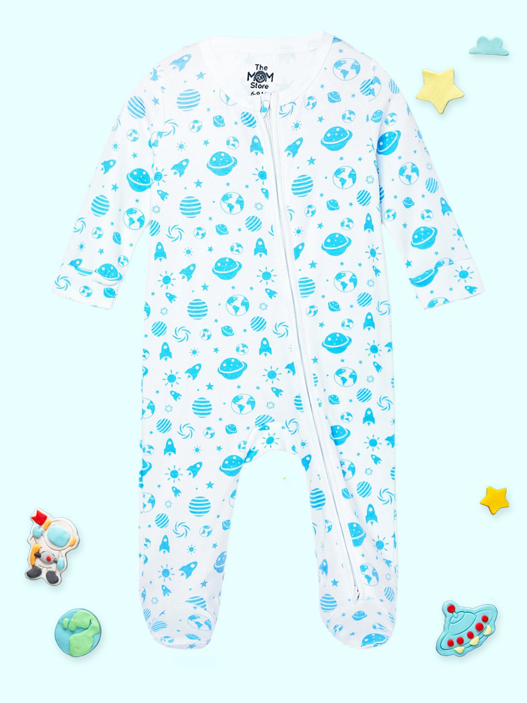  Out Of World Infant Zipper Romper