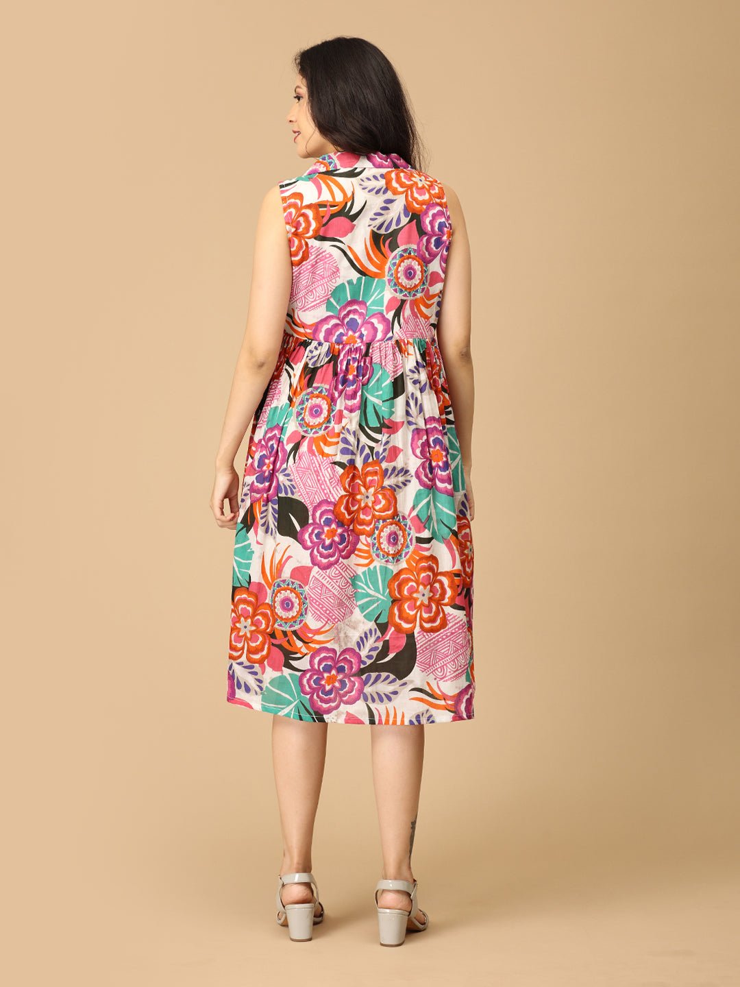  Paintbox Dream Maternity and Nursing Dress Multi