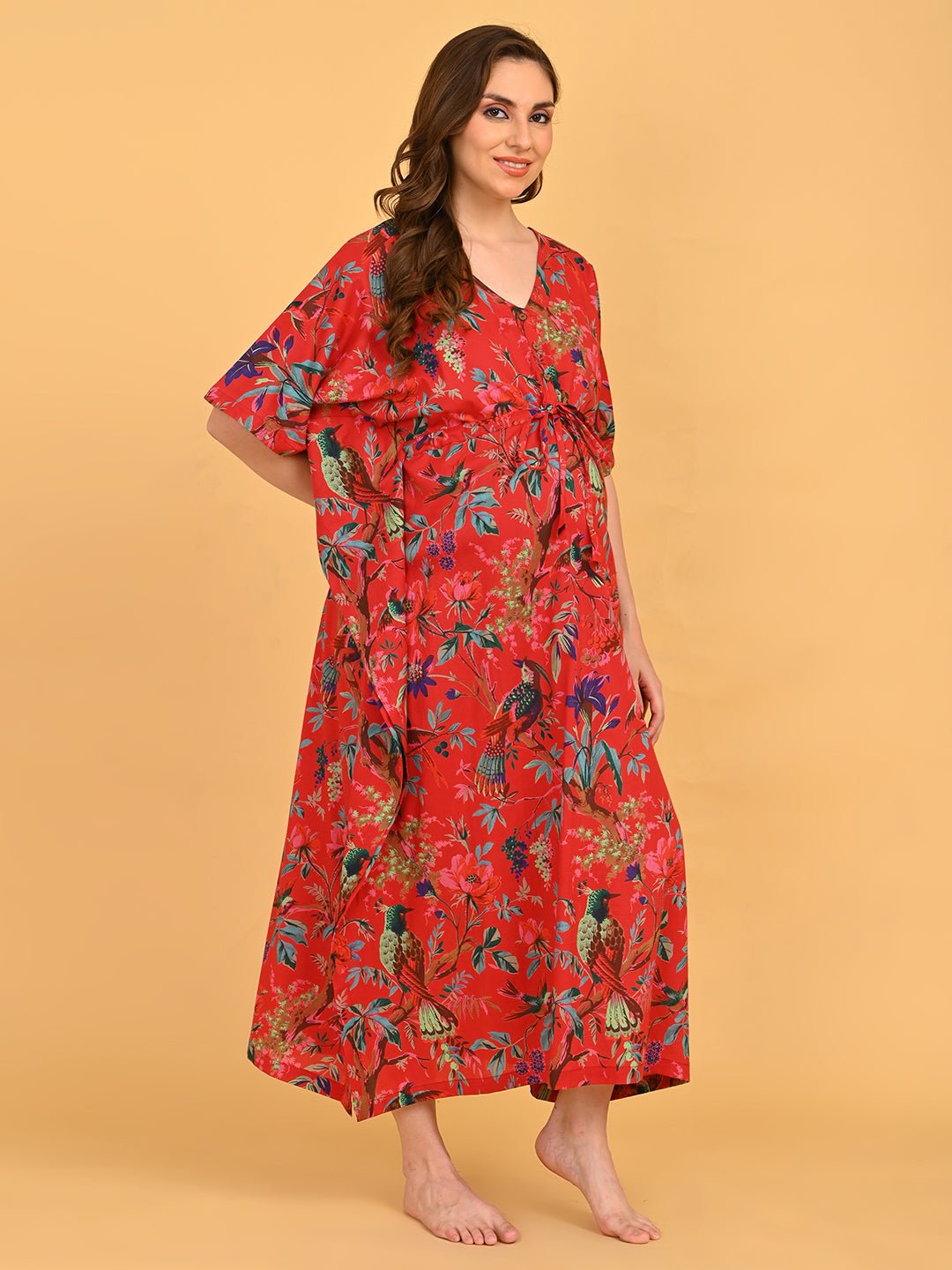  Painted Breeze Maternity and Nursing Kaftan Nighty Multi