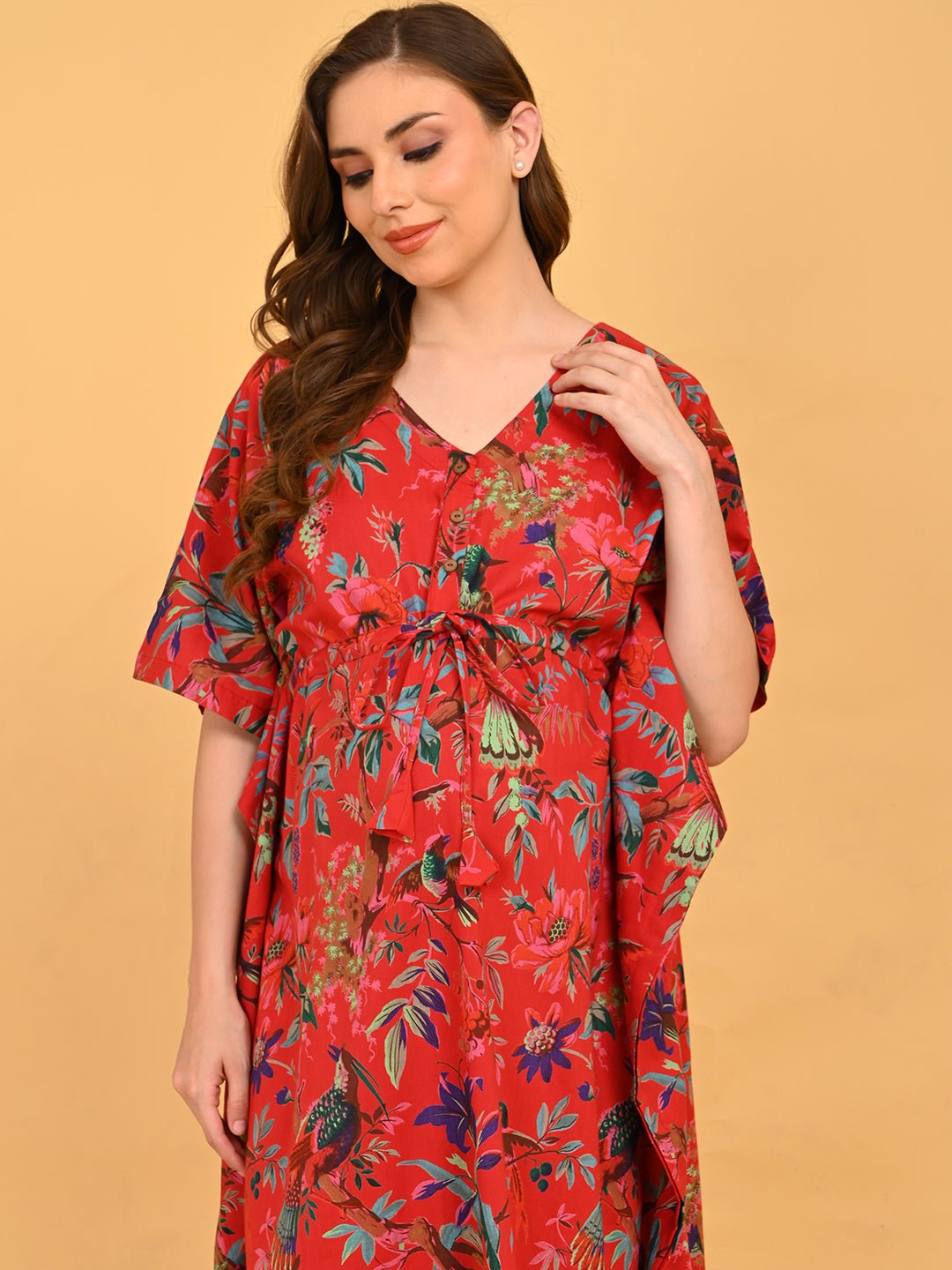  Painted Breeze Maternity and Nursing Kaftan Nighty Multi