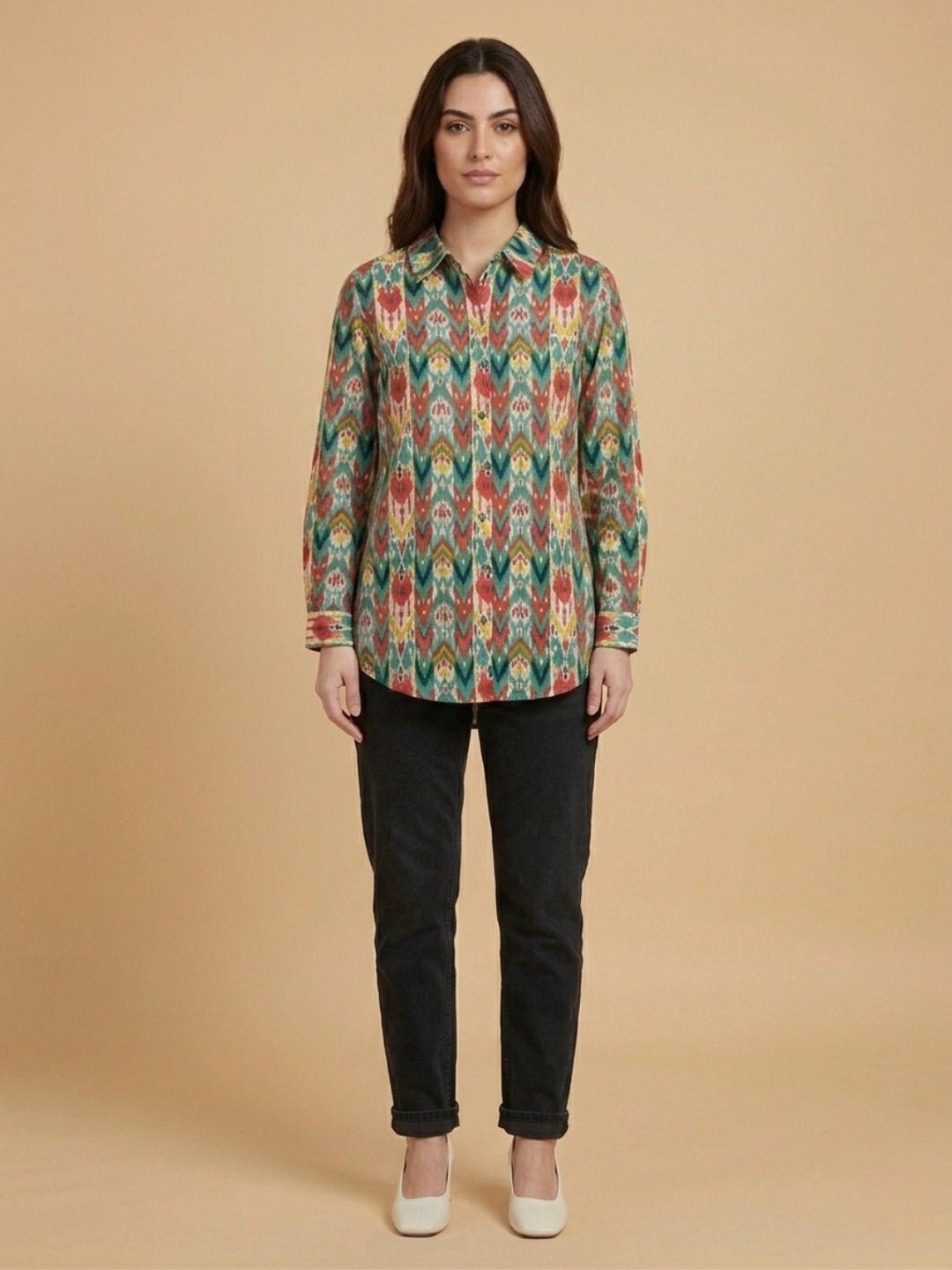 Palette Set Maternity and Nursing Oversized Shirt Multi