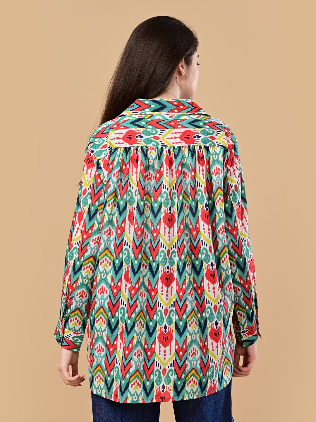  Palette Set Maternity and Nursing Oversized Shirt Multi