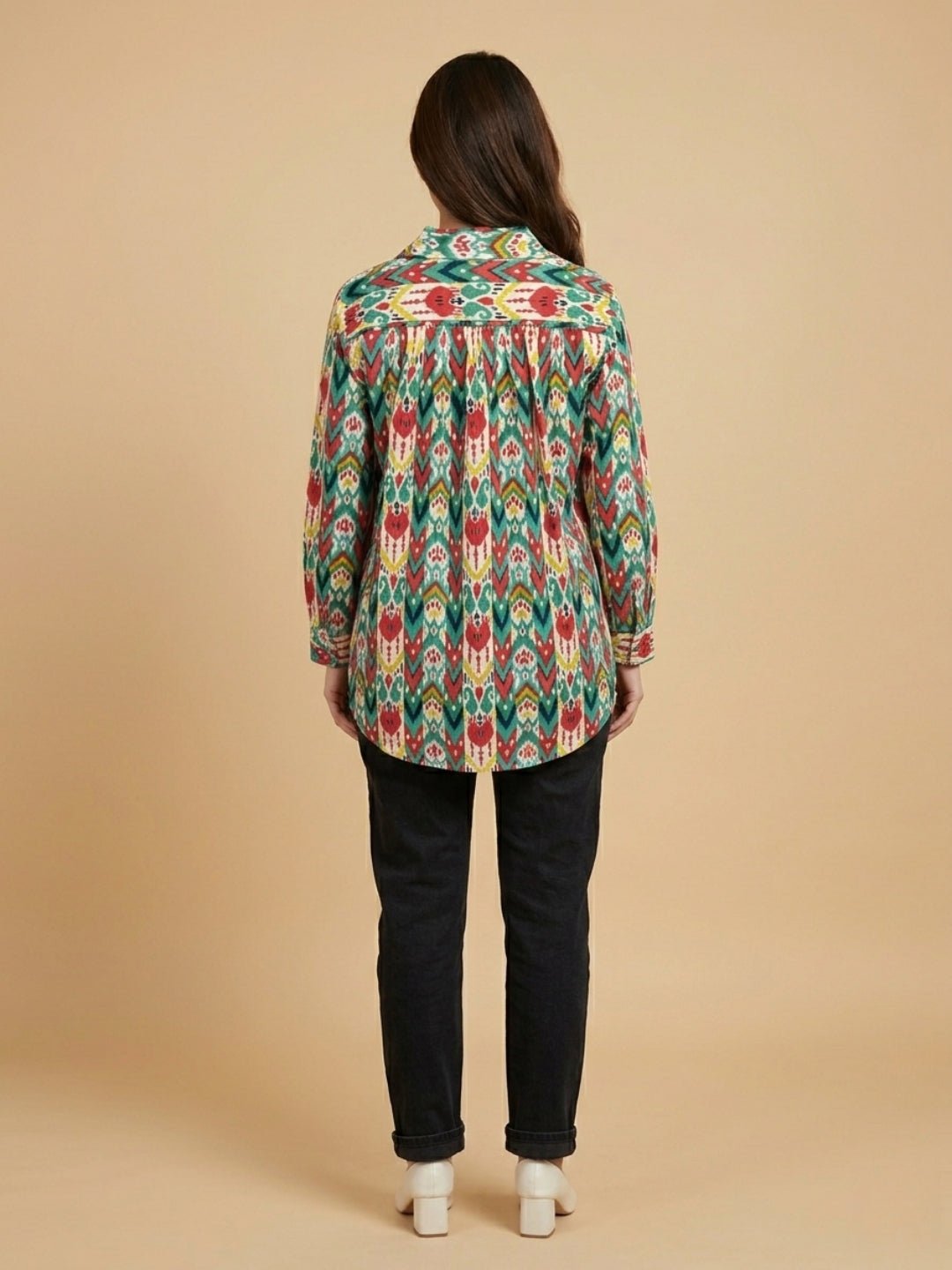  Palette Set Maternity and Nursing Oversized Shirt Multi