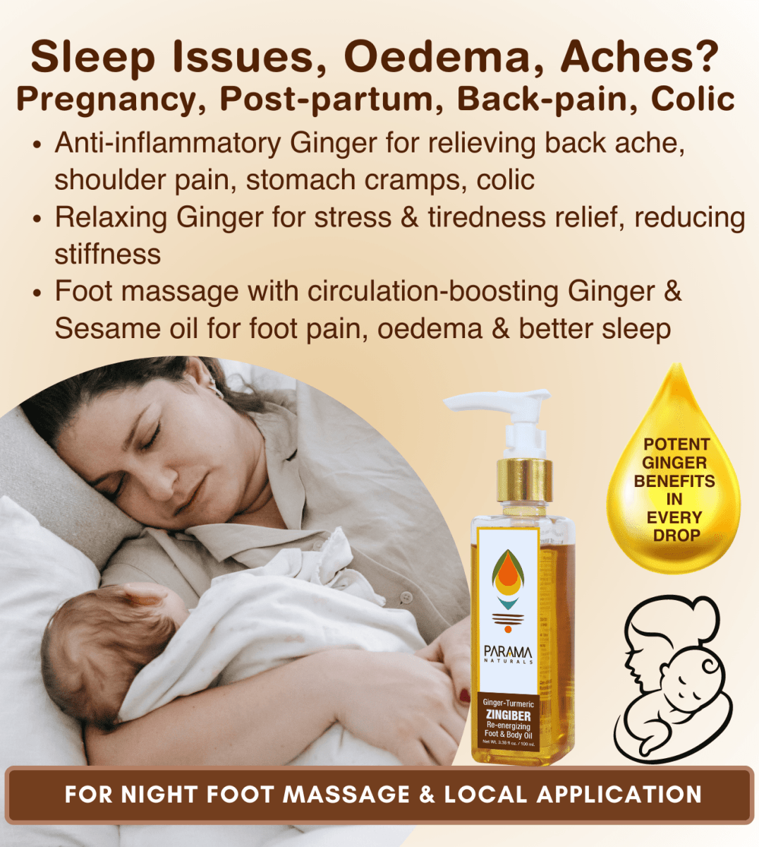 Parama Naturals Baby Shower Gift Set Mom & Baby 0.66lb