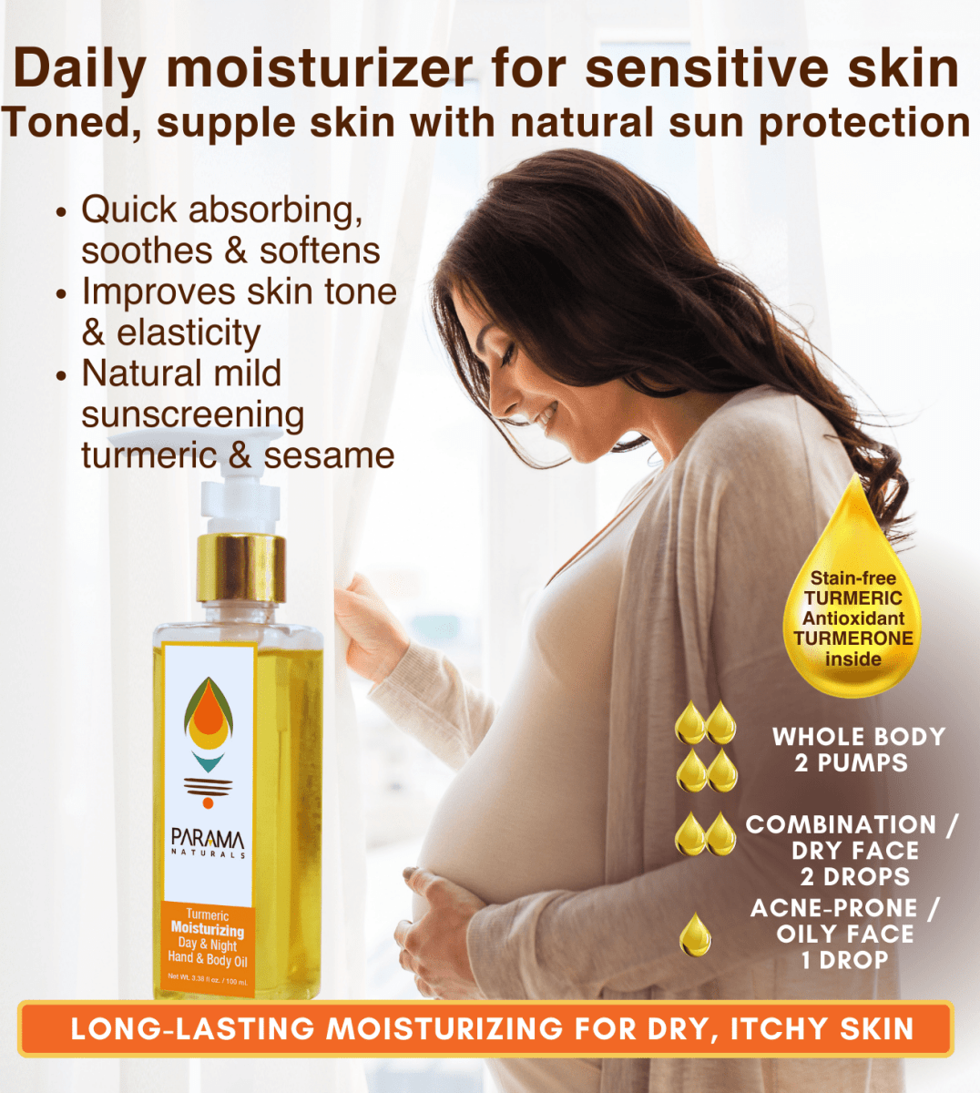 Parama Naturals Baby Shower Gift Set Mom Premium 0.88lb