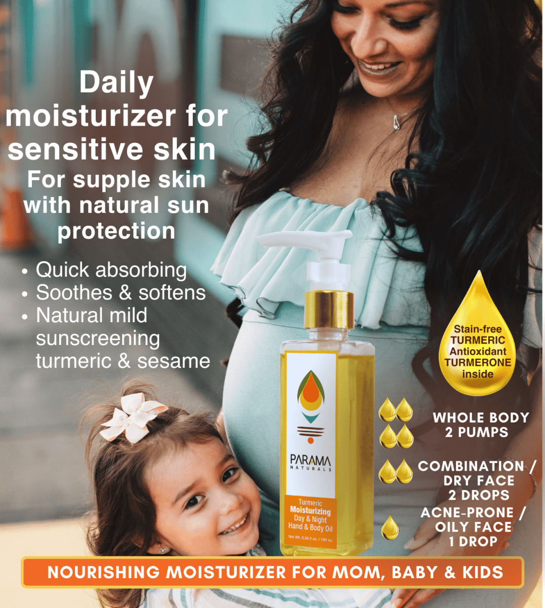 Parama Naturals Daily Self-Care Abhyanga Collection Ayurvedic Face Body Hair Oils 0.88lb