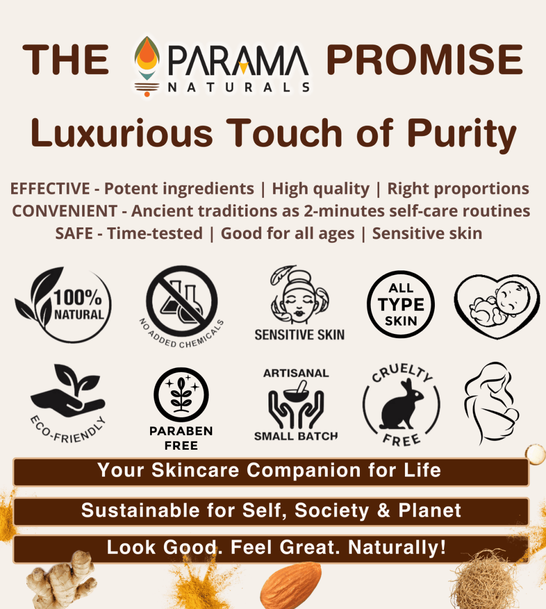 Parama Naturals Lavender-Turmeric All Day Lite Moisturizing Face Oil 160ml 0.35lb