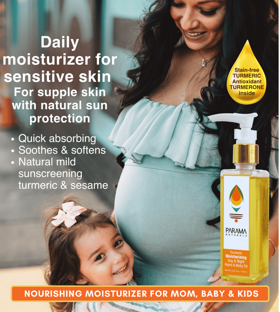 Parama Naturals Moisturizing Face & Body Oil Turmeric 150ml 0.33lb