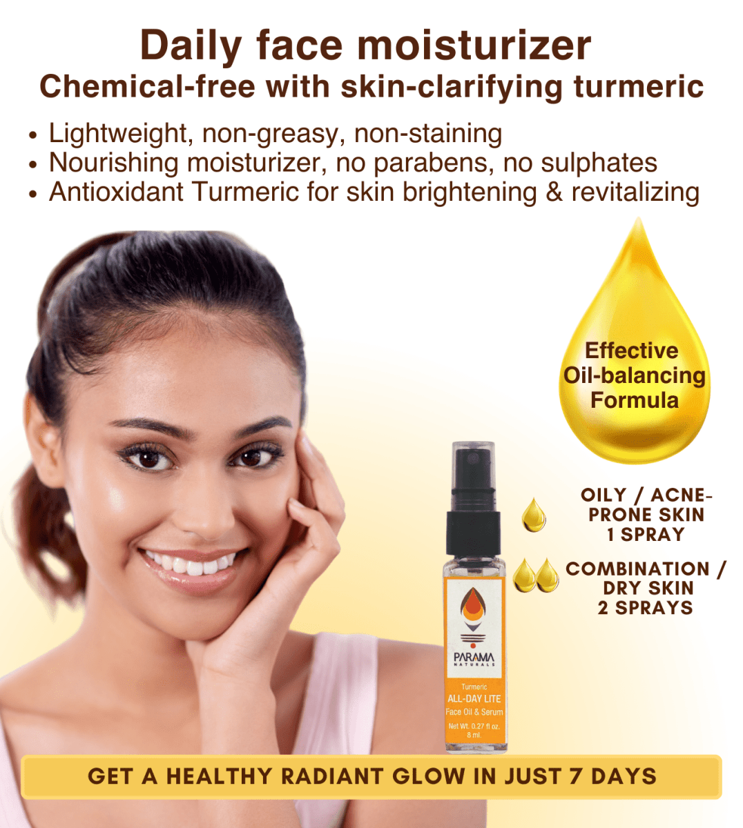 Parama Naturals Turmeric Carry-Along Starter Kit On-The-Go Collection 48ml 0.35lb