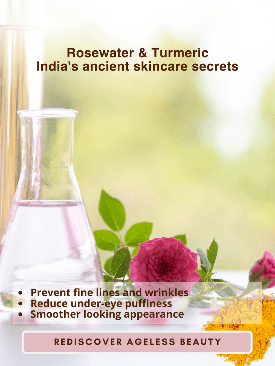 Parama Naturals Turmeric Rose Water Face Mist Clarifying & Toning 100ml 0.22lb