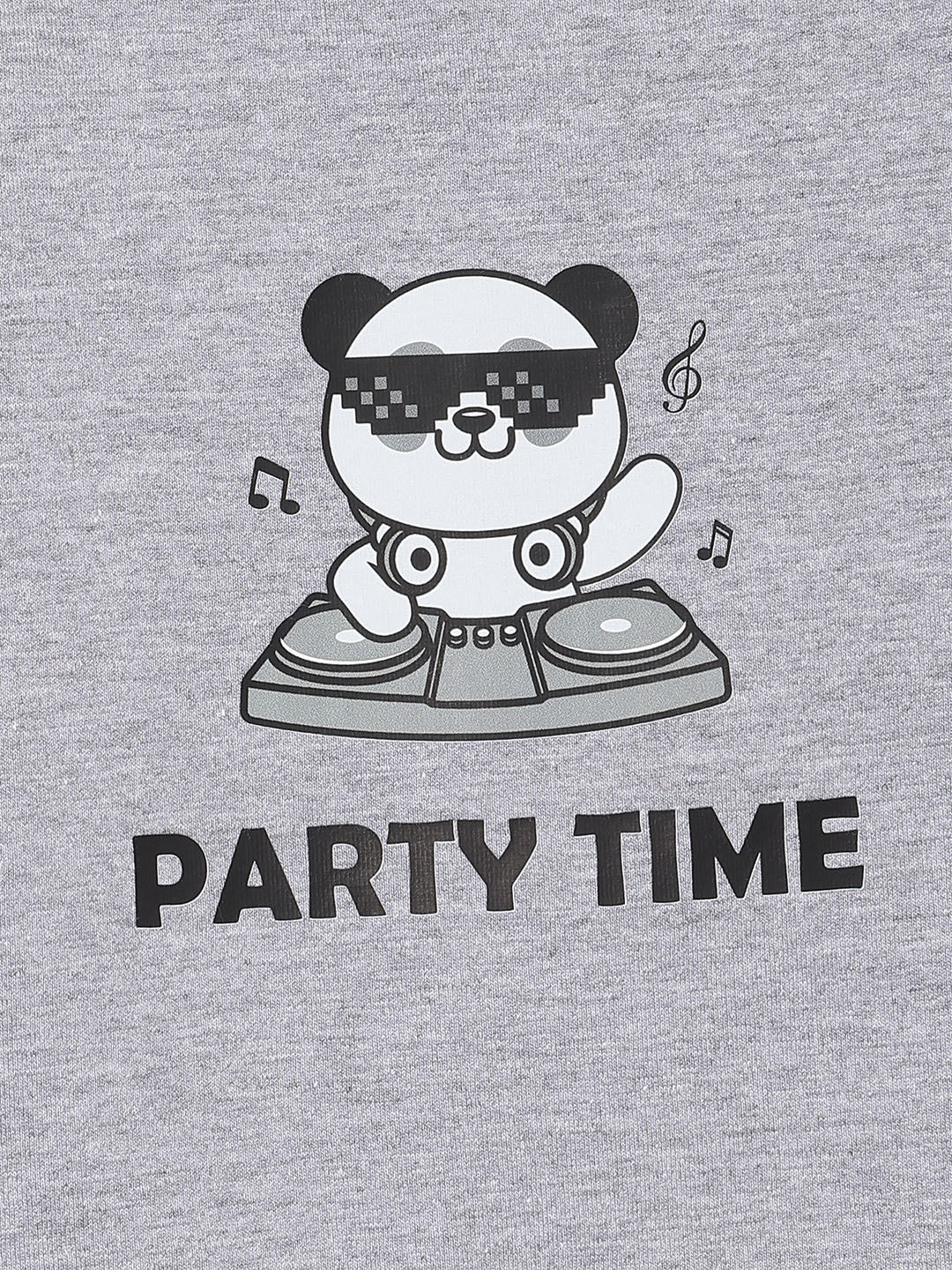  Gray Party Time Infant Print Party Onesie