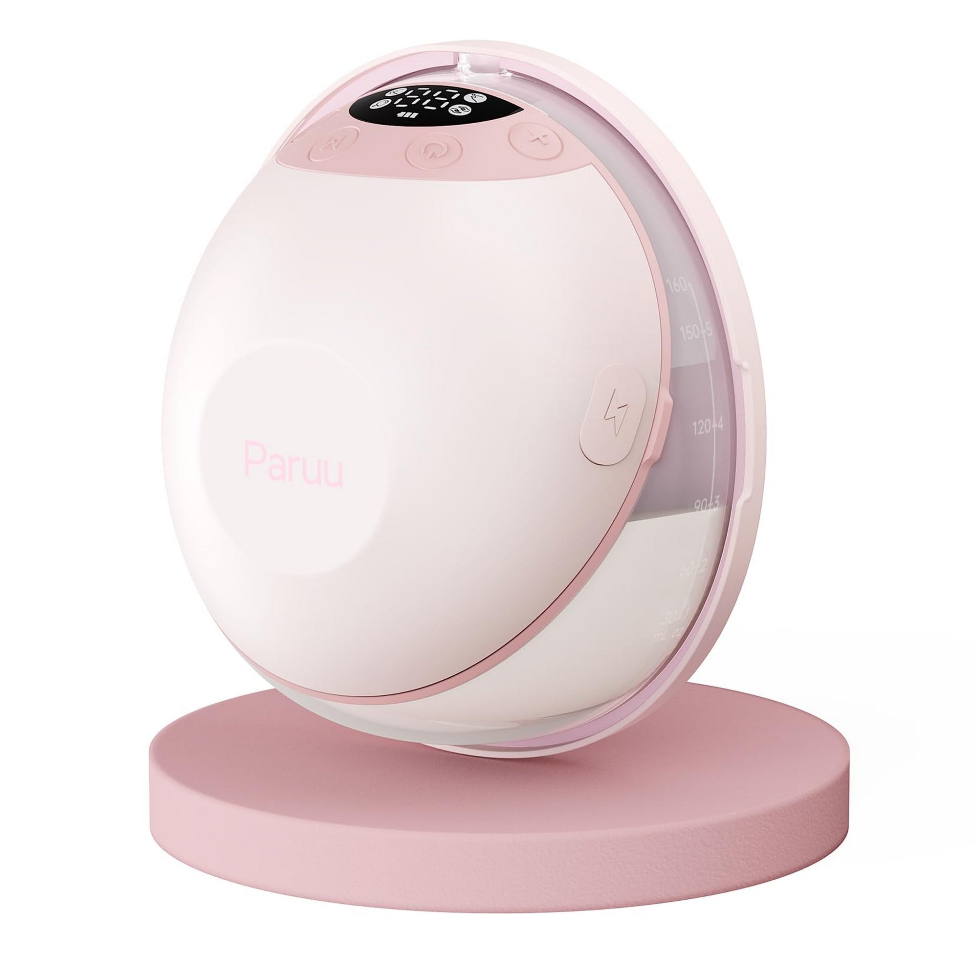 Paruu P20 Wearable Breast Pump Pink Hands Free Portable Electric 160ml