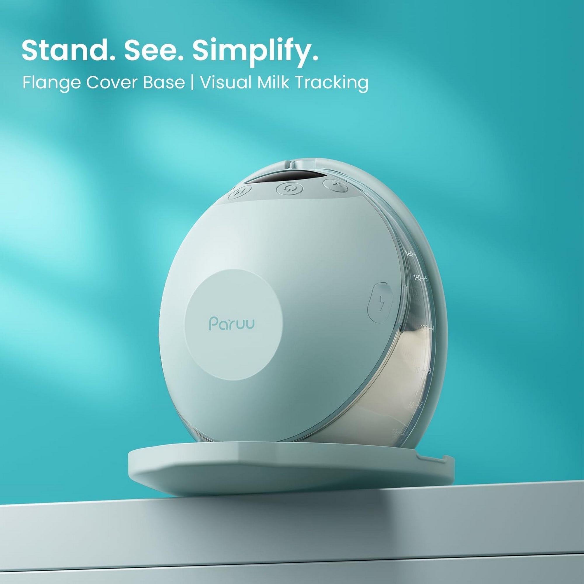 Paruu P20 Double Breast Pump Hands Free Wearable Portable 1.96lb