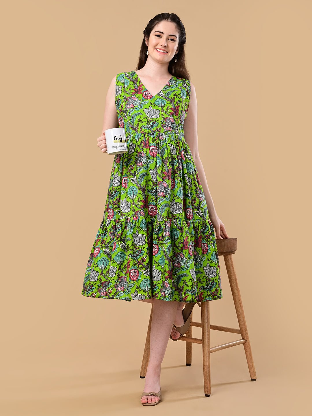  Pastel Pure Maternity and Nursing Dress Multi