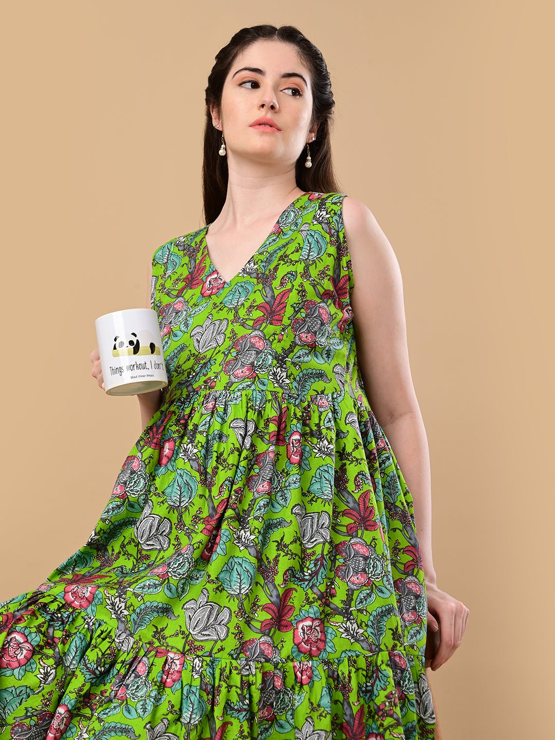  Pastel Pure Maternity and Nursing Dress Multi